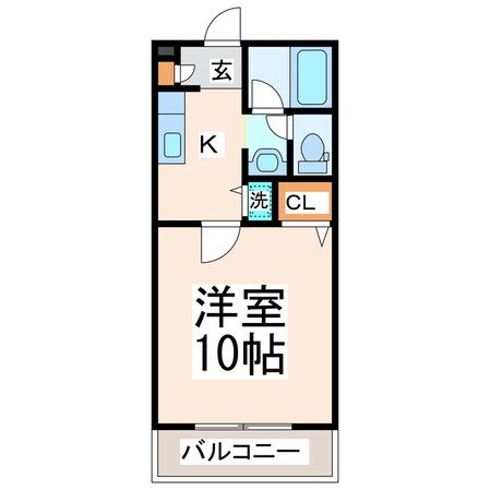 サンヒルズマンションの物件間取画像